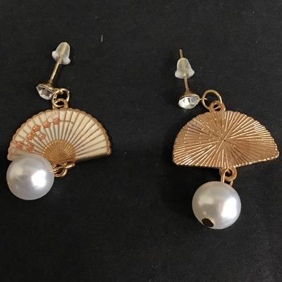 Gold tone, fashion, statement earrings