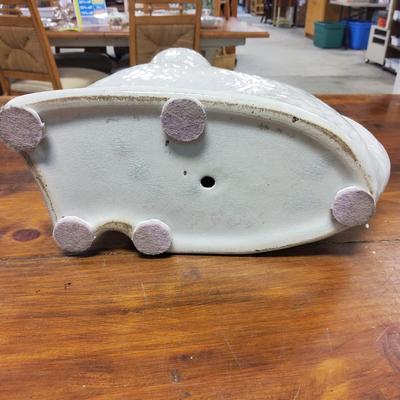 Sale Photo Thumbnail #53: Antique English spaniel figure with glass eyes. Has some wear and one eye has been reglued. Available for inspection during regular business hours, ask for Kelly or Anne