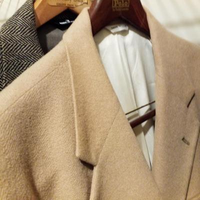 5 Men's Sport Coats Ralph Lauren Polo 1 Camel Hair