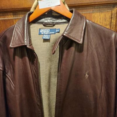 Ralph Lauren Leather Jacket size M medium