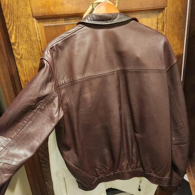 Ralph Lauren Leather Jacket size M medium