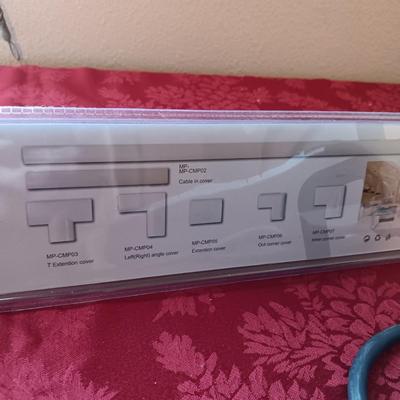 NEW CABLE MANAGEMENT KIT, MONSTER POWER SURGE BOX, HDMI CABLES, C CORD AND SMALL EXTENSION CORD