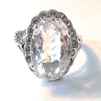 White Sapphire ring