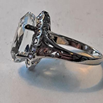 White Sapphire ring
