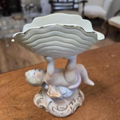 Sale Photo Thumbnail #199: Cherub Statue 24K Gold Lined
