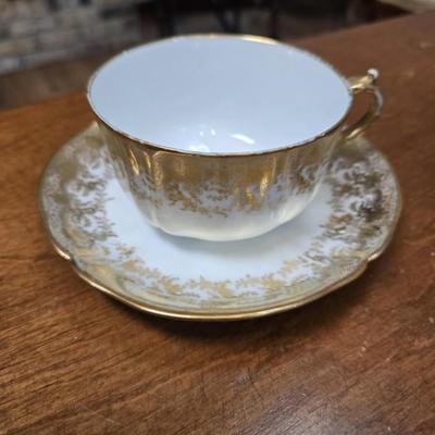 Sale Photo Thumbnail #200: 24K French Cup and Saucer circa 1880