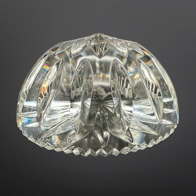 WATERFORD Crystal Dome Starburst Paperweight