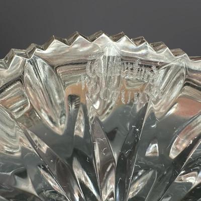 WATERFORD Crystal Dome Starburst Paperweight