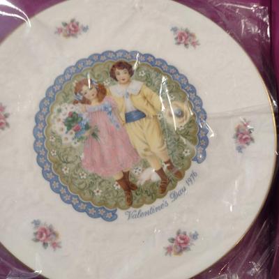 Collection of Royal Doulton Valentine's Day Plates- Eight Pieces