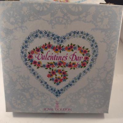 Collection of Royal Doulton Valentine's Day Plates- Eight Pieces