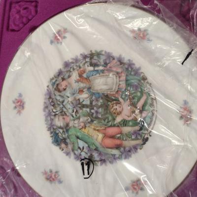 Collection of Royal Doulton Valentine's Day Plates- Eight Pieces
