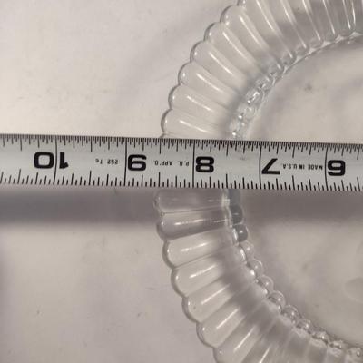 Pair of Goebel Annual Crystal Glass Plate 1978