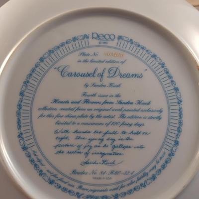 Collector's Plates- Sandra Huck and Irene Spencer- Three Pieces