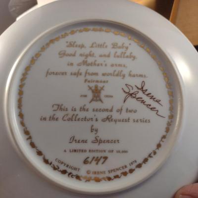 Collector's Plates- Sandra Huck and Irene Spencer- Three Pieces