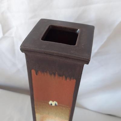 Brown & Orange Artisan Stoneware Pottery (FP-BBL)