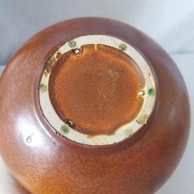 Brown & Orange Artisan Stoneware Pottery (FP-BBL)