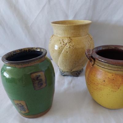 Three Handmade Vases (LR-BBL)