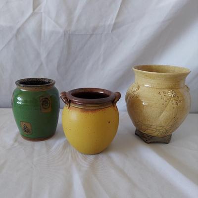Three Handmade Vases (LR-BBL)
