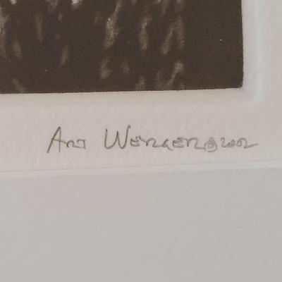 Pencil Signed Print by Art Werger: "11pm in Atlanta" (E-BBL)