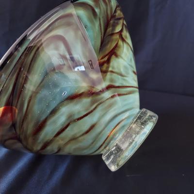 Decorative Glass Platter & Bowl (FP-BBL)