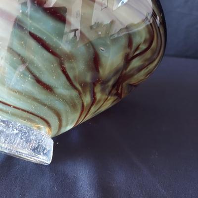 Decorative Glass Platter & Bowl (FP-BBL)