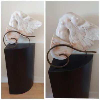 “Chariot Seraphim” Sculpture by Collene Karcher (E-BBL)