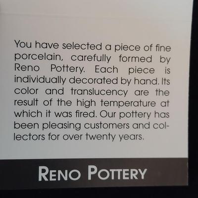 Reno Pottery Plate with Sake Cups and More (K-BBL)