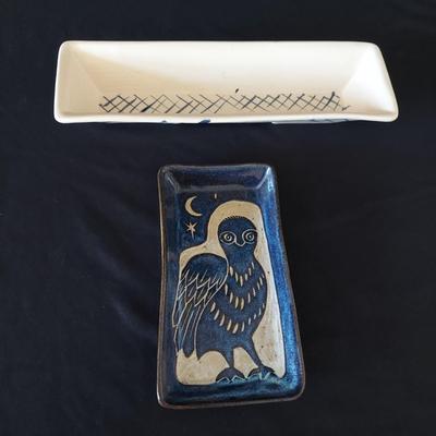 Reno Pottery Plate with Sake Cups and More (K-BBL)