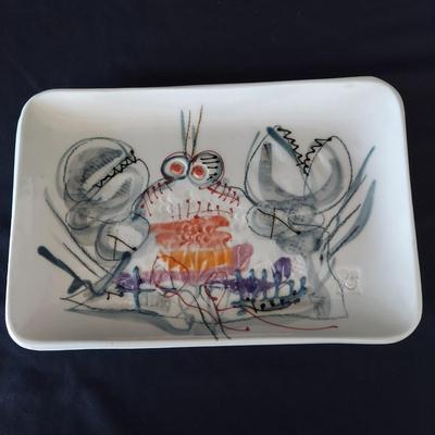 Reno Pottery Plate with Sake Cups and More (K-BBL)