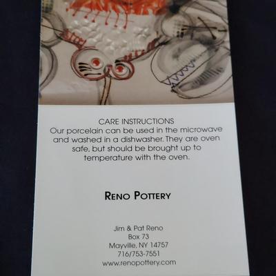 Reno Pottery Plate with Sake Cups and More (K-BBL)