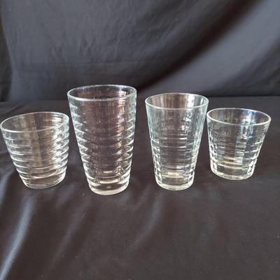 Two Sets of Duralex Glassware (FP-BBL)