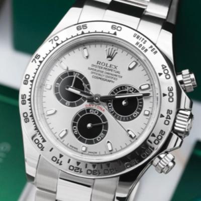 Rolex 116509 Daytona 40mm Silver Ghost Dial