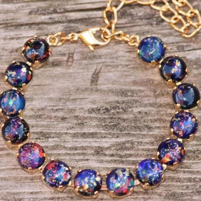 German Black Opal Bracelet