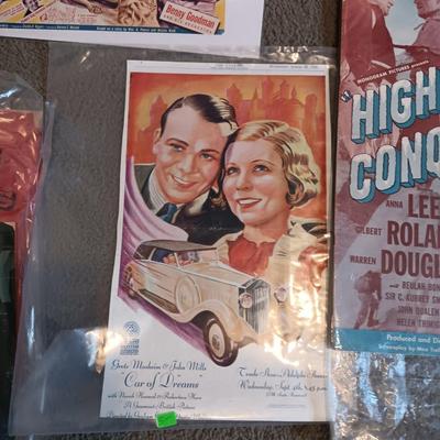 *MYSTERY* PRESS BOOKS AND MERCHANDISING MATERIAL FOR BOX OFFICE MOVIES