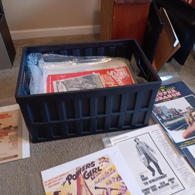 *MYSTERY* PRESS BOOKS AND MERCHANDISING MATERIAL FOR BOX OFFICE MOVIES