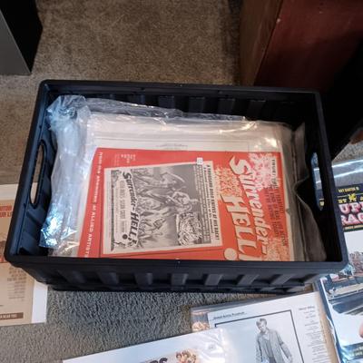 *MYSTERY* PRESS BOOKS AND MERCHANDISING MATERIAL FOR BOX OFFICE MOVIES