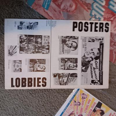 *MYSTERY* PRESS BOOKS AND MERCHANDISING MATERIAL FOR BOX OFFICE MOVIES
