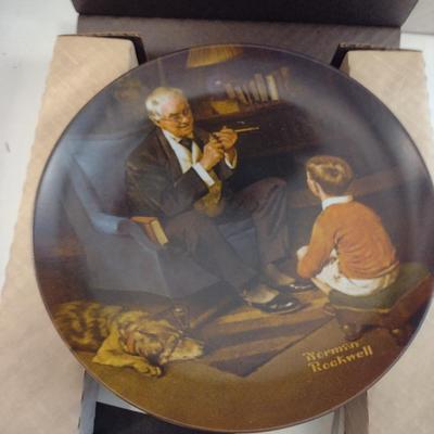 Collection of Norman Rockwell Collector's Plates- Eight Pieces