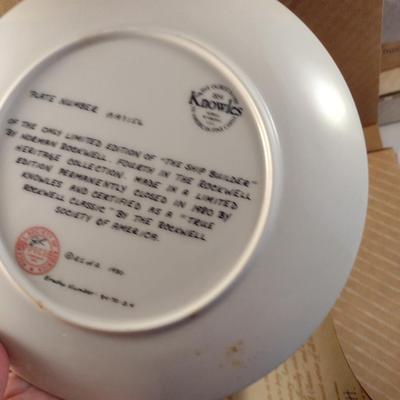 Collection of Norman Rockwell Collector's Plates- Eight Pieces