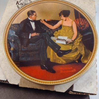 Collection of Norman Rockwell Collector's Plates- Eight Pieces