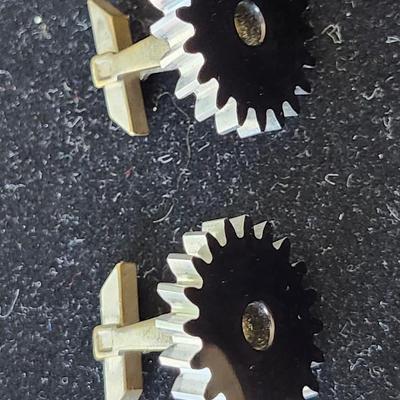 Cufflinks made with Longines oscillating wheel (Rotor)