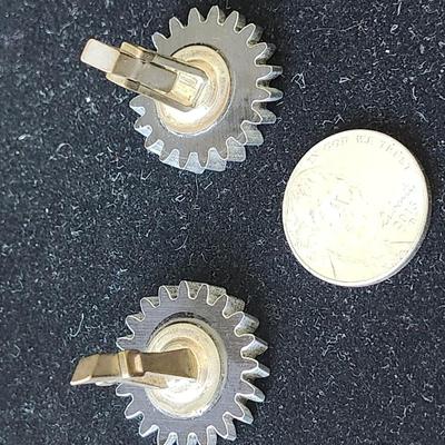Cufflinks made with Longines oscillating wheel (Rotor)