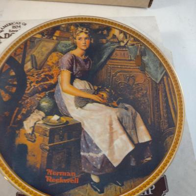 Collection of Norman Rockwell Collector's Plates- Four Pieces (Choice A)