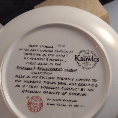 Collection of Norman Rockwell Collector's Plates- Four Pieces (Choice A)