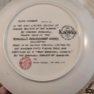 Collection of Norman Rockwell Collector's Plates- Four Pieces (Choice A)