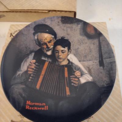 Collection of Norman Rockwell Collector's Plates- Four Pieces (Choice A)