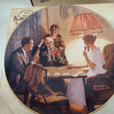 Collection of Norman Rockwell Collector's Plates- Four Pieces (Choice B)