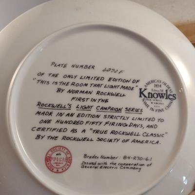 Collection of Norman Rockwell Collector's Plates- Four Pieces (Choice C)