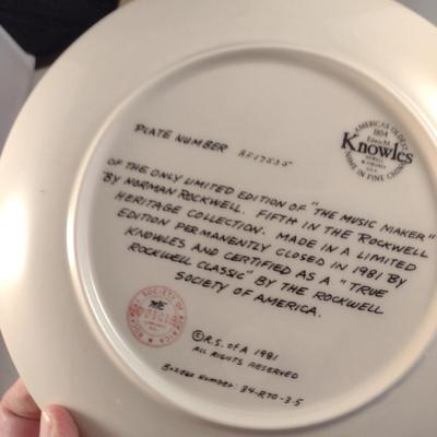 Collection of Norman Rockwell Collector's Plates- Four Pieces (Choice C)