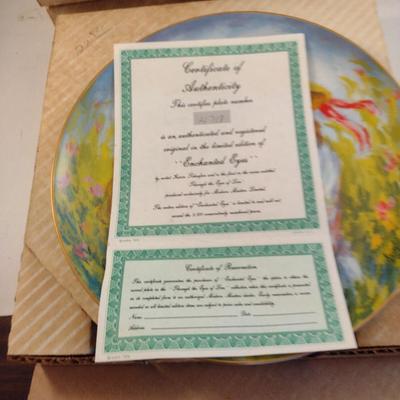 'Enchanted Eyes' by Karin Schaefers Limited Edition Collector's Plate- Set of Six Pieces